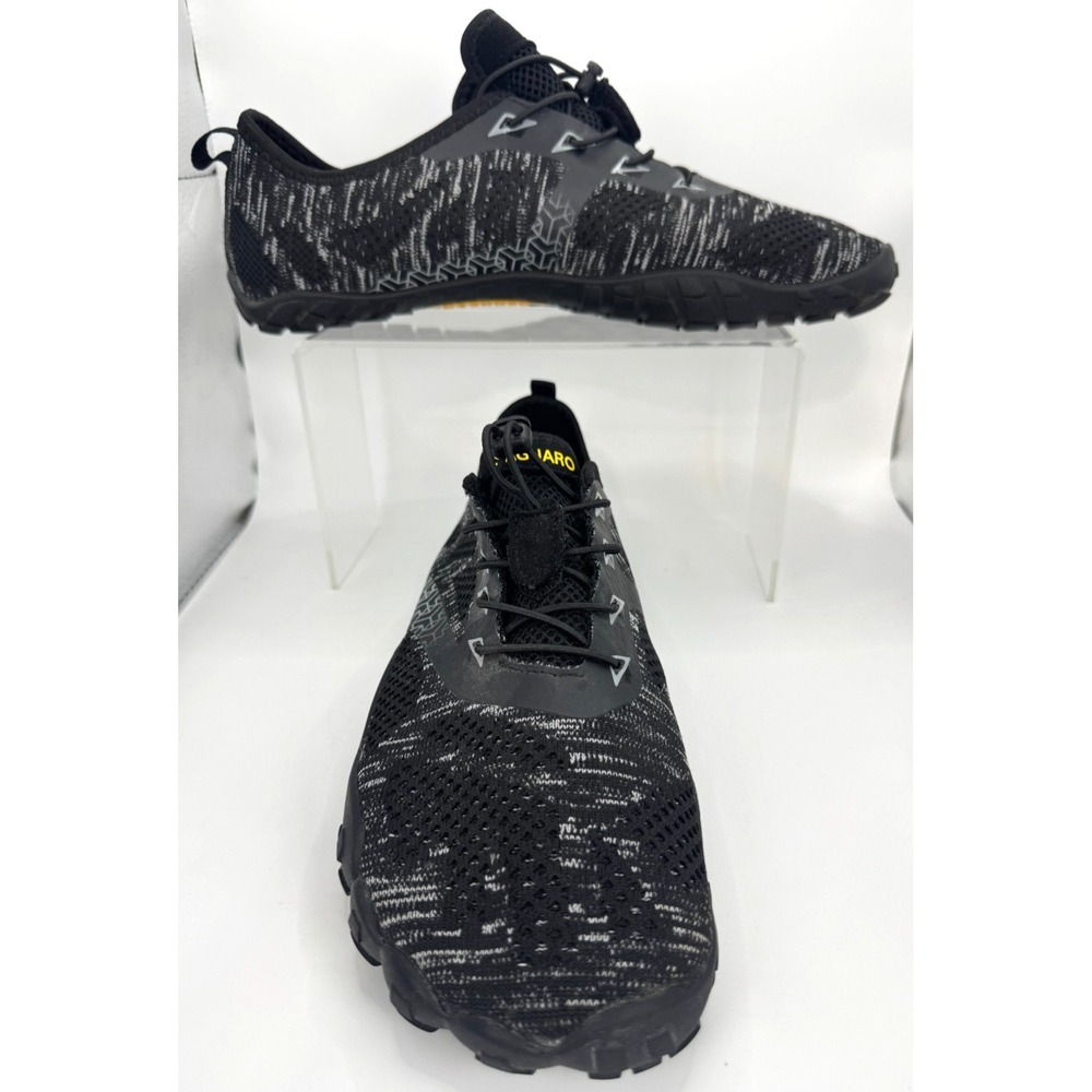 SAGUARO Barefoot Minimalist Water Shoes Unisex Black Gray Sz M 11.5/W 13 EU 45